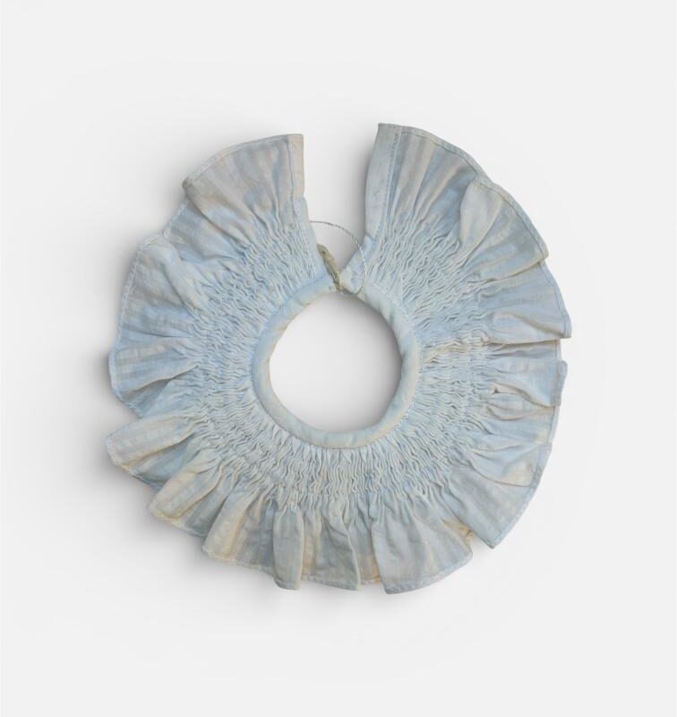 Cuello nido de abeja Blanco